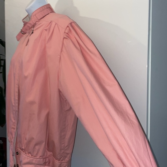 Pink vintage Members Only puffed sleeve jacket size L 13/14 - Picture 3 of 11